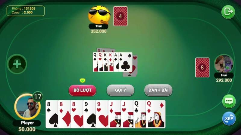 Mẹo Đọc Vị Đối Thủ Khi Chơi Tiến Lên Miền Nam 3 Nhớ bài đã ra để thu hẹp khả năng